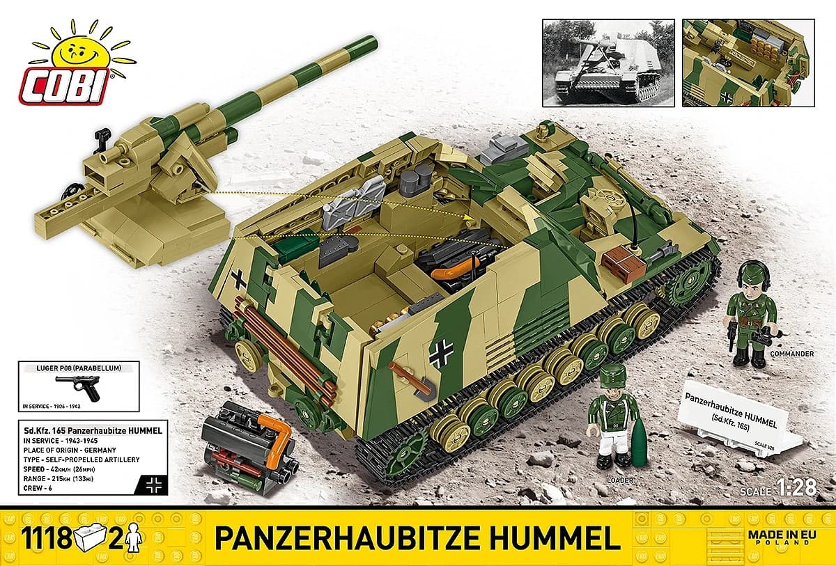 COBI Kocke Panzerhaubitze Hummel (1118 kosov) 4