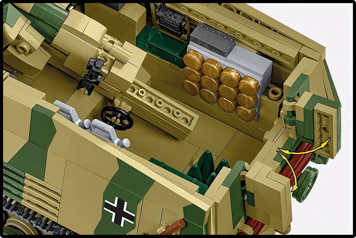 COBI Kocke Panzerhaubitze Hummel (1118 kosov) 7