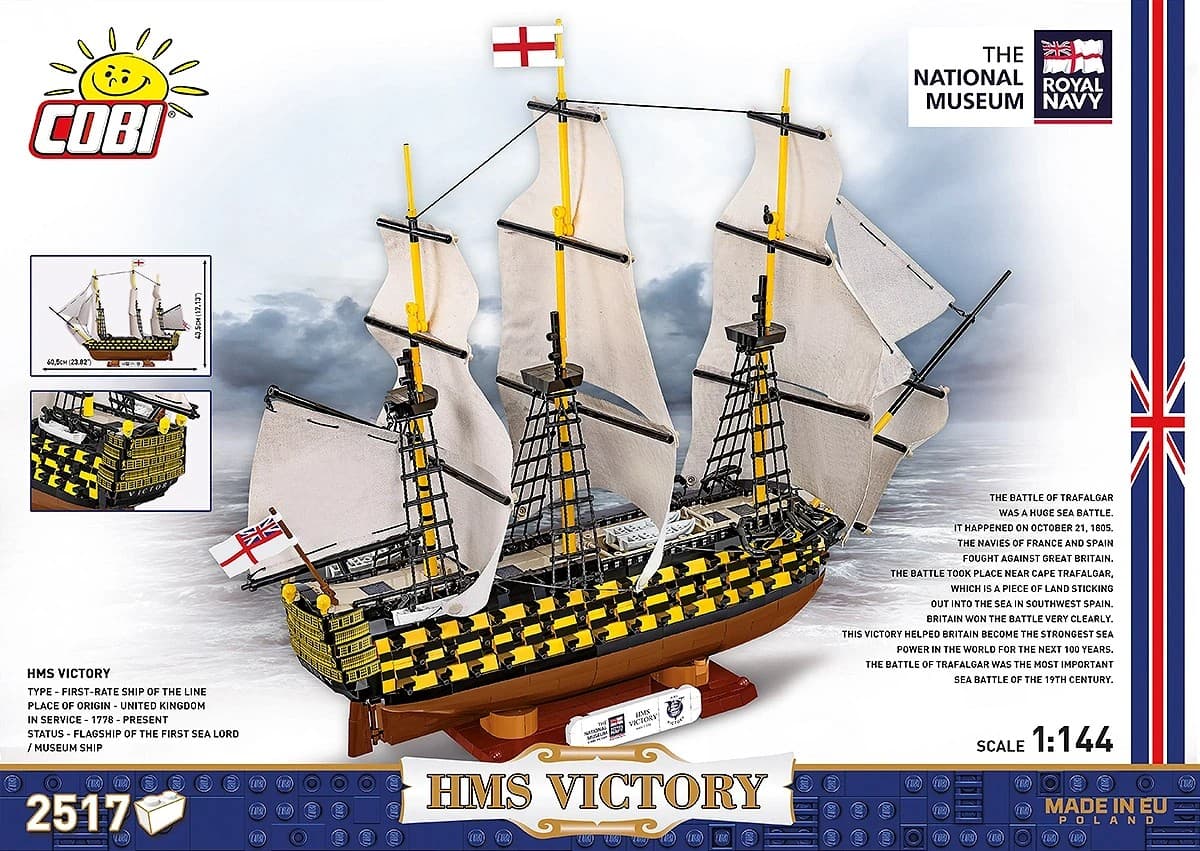 Sestavljivi model HMS Victory (1805) 2517 kock 2