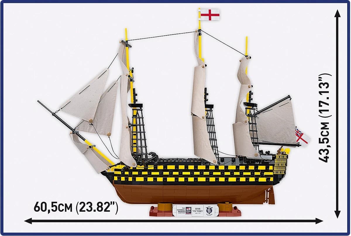 Sestavljivi model HMS Victory (1805) 2517 kock 4