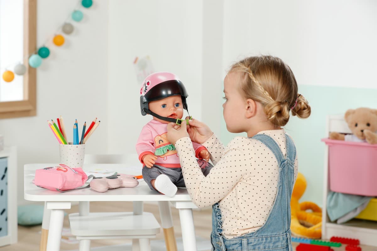 ZAPF Baby born Zaščitna čelada za lutko 43 cm 7