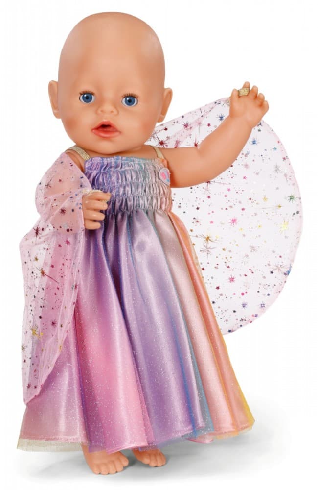 ZAPF BABY born - Mavrična obleka za punčko 43 cm 4
