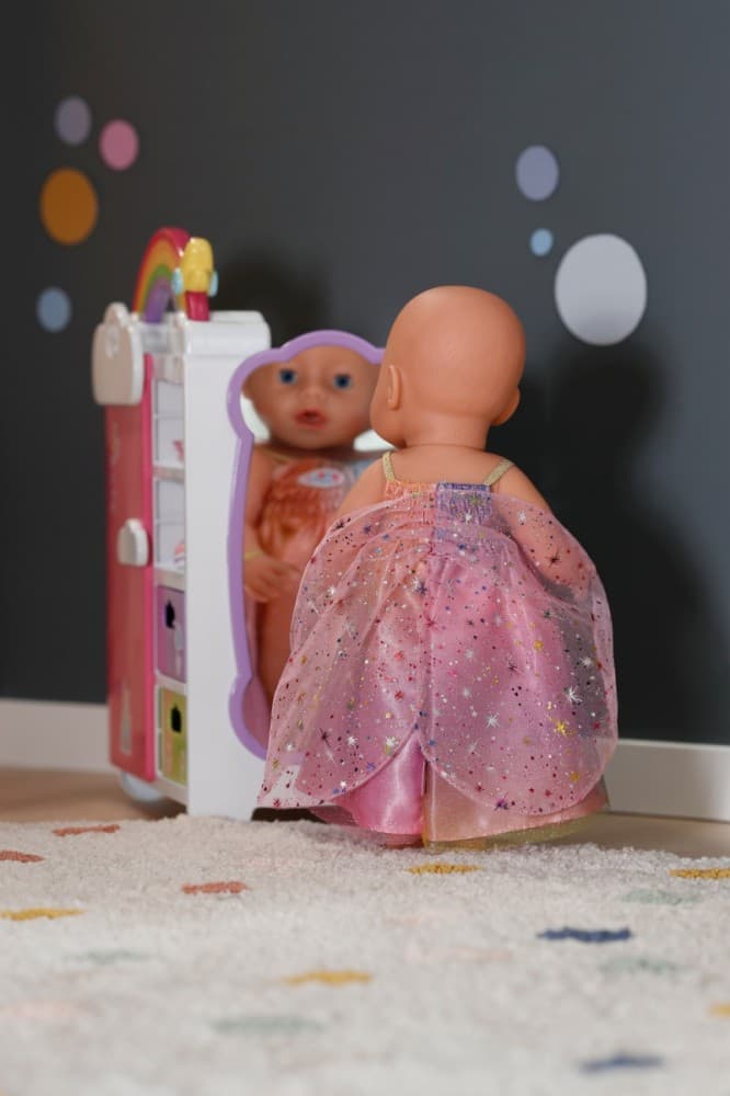 ZAPF BABY born - Mavrična obleka za punčko 43 cm 7