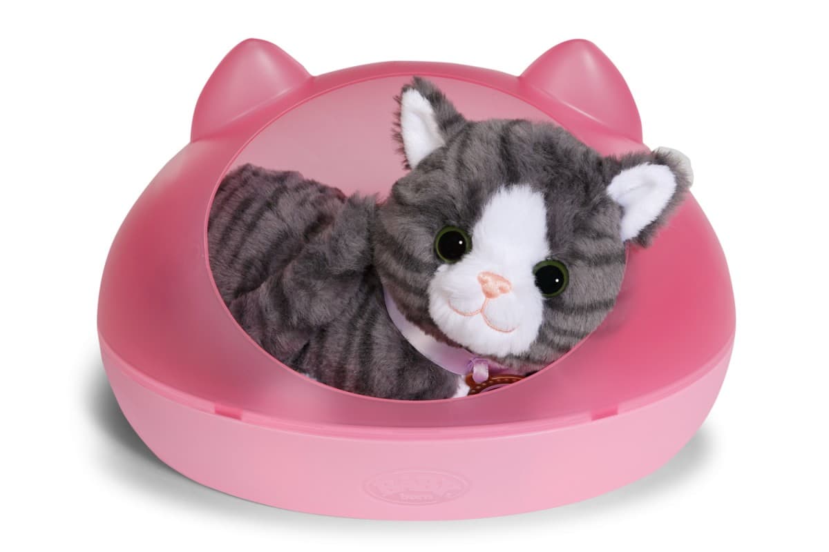 ZAPF BABY born Interaktivna mačka Cookie z ležiščem 5