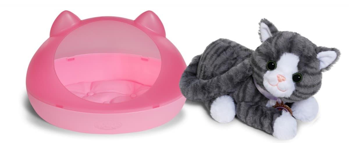 ZAPF BABY born Interaktivna mačka Cookie z ležiščem 8