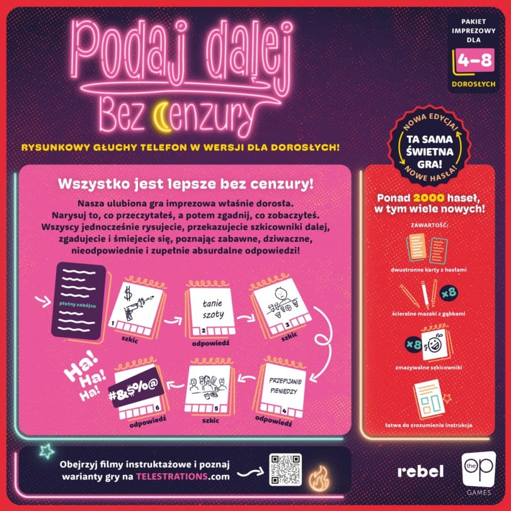 Rebel družabna igra "Podaj naprej! brez cenzure" 6