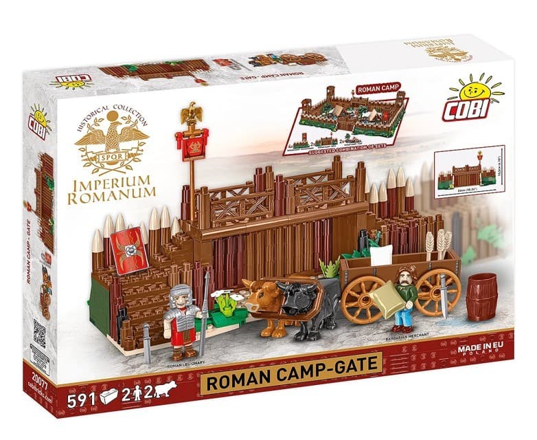 Kocke COBI Rimski imperij - Vrata tabora 591 kock 2