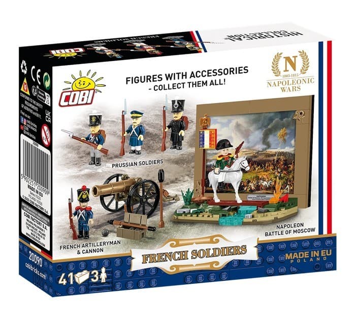 Kocke COBI Francoski vojaki Napoleona, 41 elementov 2