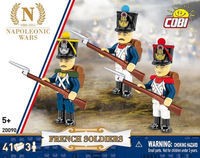 Kocke COBI Francoski vojaki Napoleona, 41 elementov 7