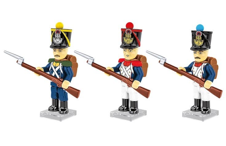 Kocke COBI Francoski vojaki Napoleona, 41 elementov 8