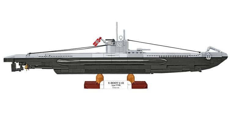 Kocke COBI U-Boot U-52, 474 elementov, model 1:144 5