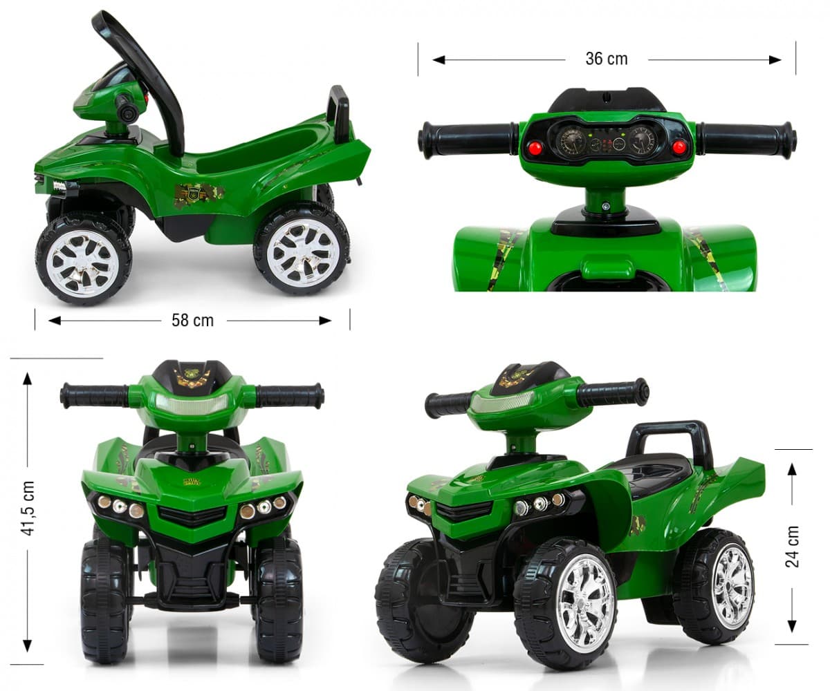 MILLY MALLY Otroški jeździk terenec Monster Quad 6