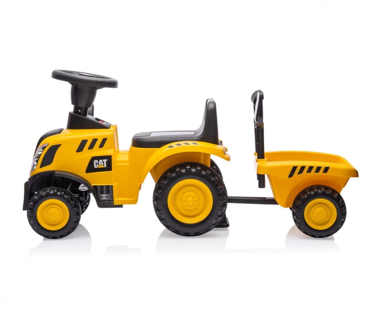 MILLY MALLY Traktor Cat z obračalnikom, rumen 2