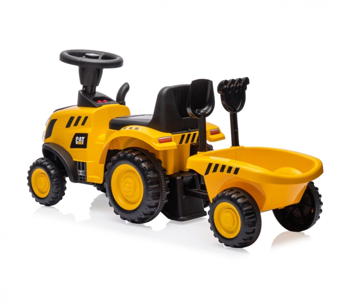 MILLY MALLY Traktor Cat z obračalnikom, rumen 3