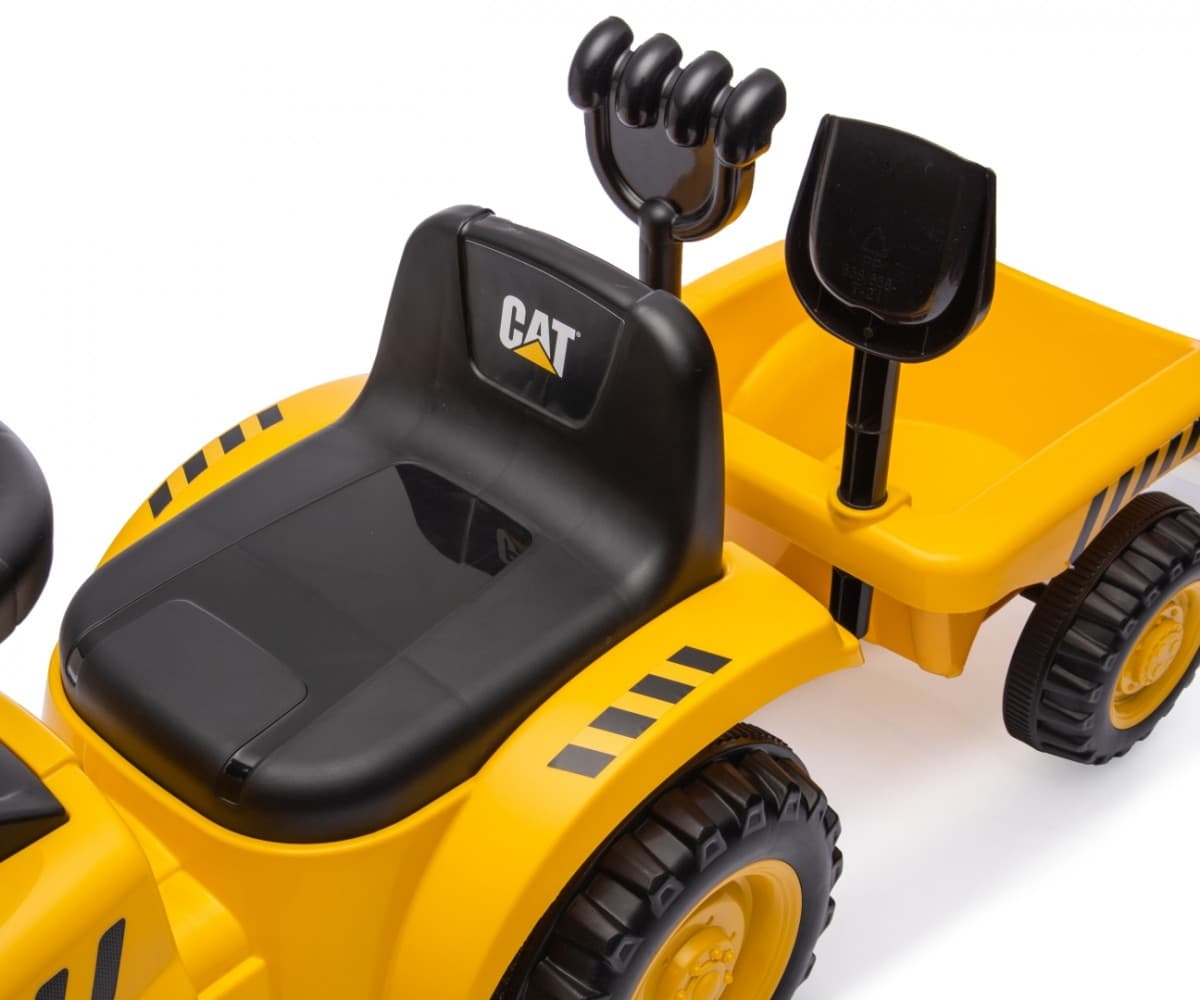 MILLY MALLY Traktor Cat z obračalnikom, rumen 6