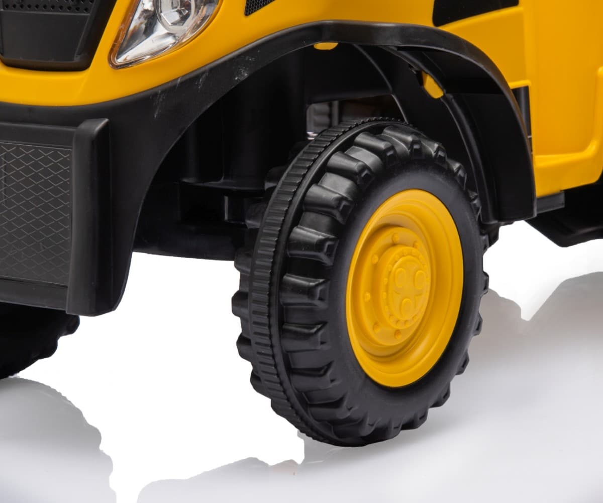 MILLY MALLY Traktor Cat z obračalnikom, rumen 7