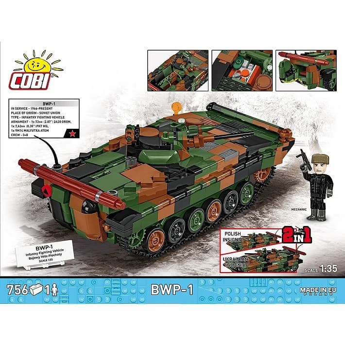 COBI BWP-1 bojni voziček pehote (756 kosov) 3