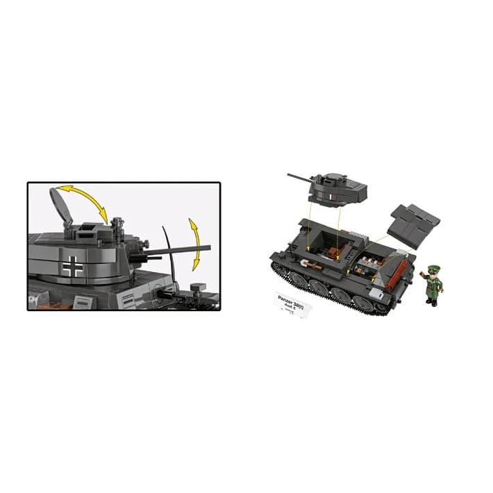 COBI Panzer 38(t) / LT vz.38 gradbeni komplet (690 kosov) 2
