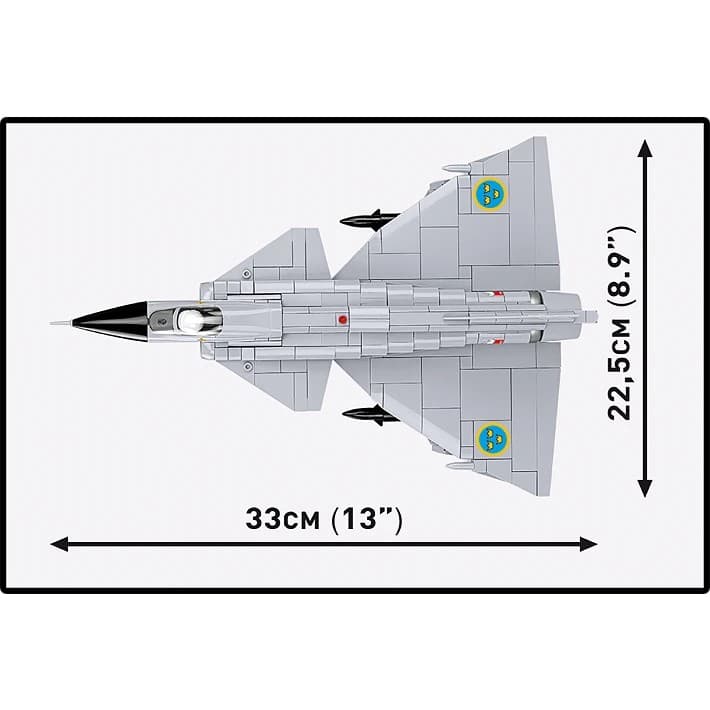 Kocke COBI Saab AJ 37 Viggen, 881 el. 7