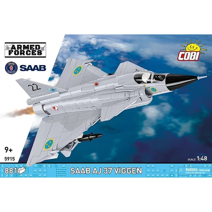 Kocke COBI Saab AJ 37 Viggen, 881 el. 8