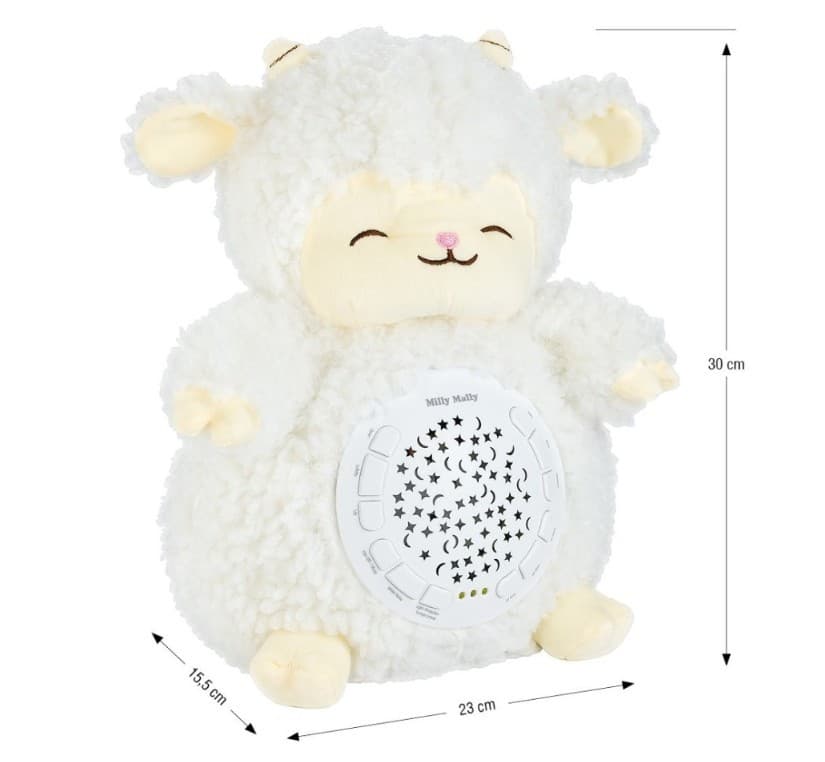 Plišasta igrača z projektorjem Milly Sheep 2