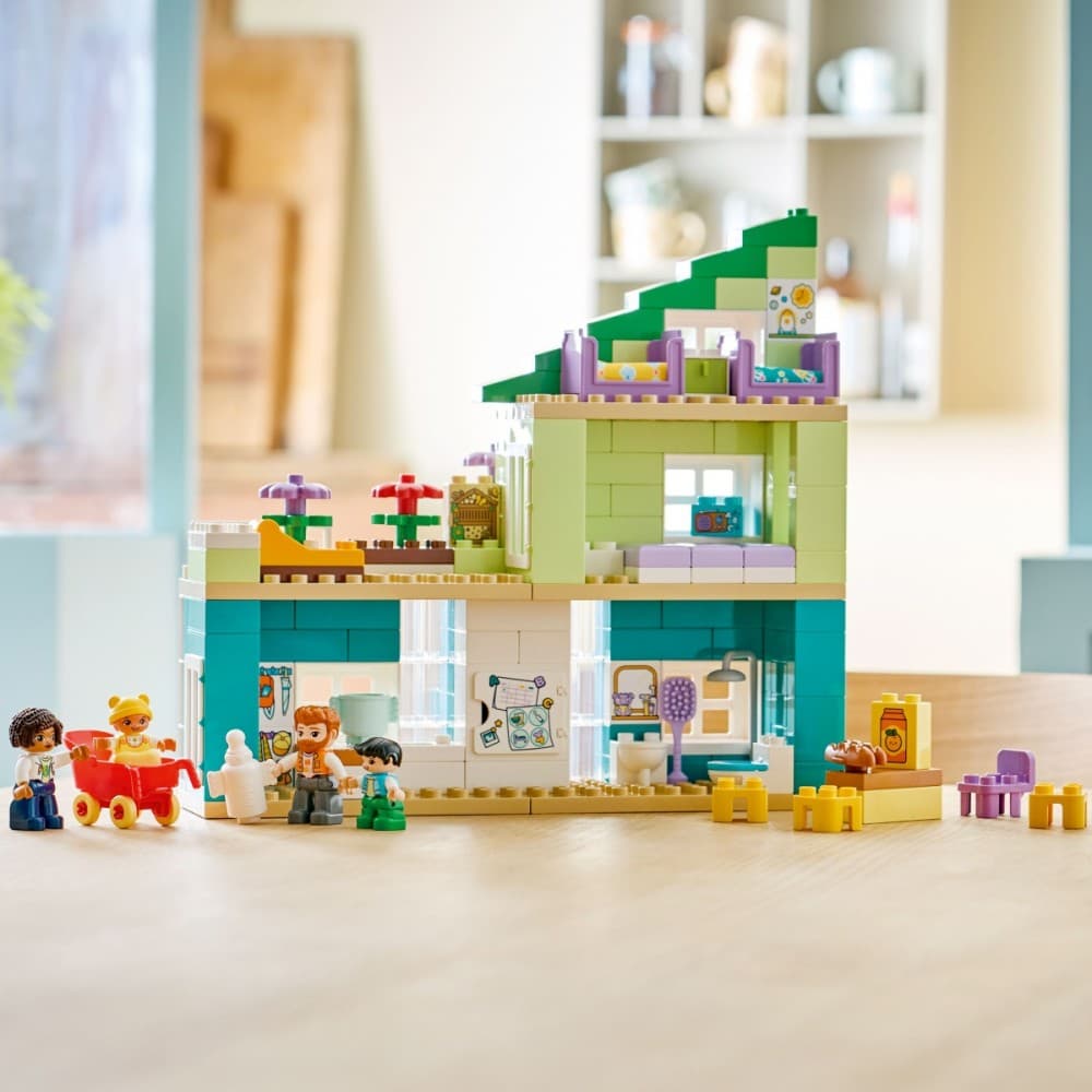 LEGO DUPLO 10470 Moderna družinska hiša, 3 v 1 z liki 5