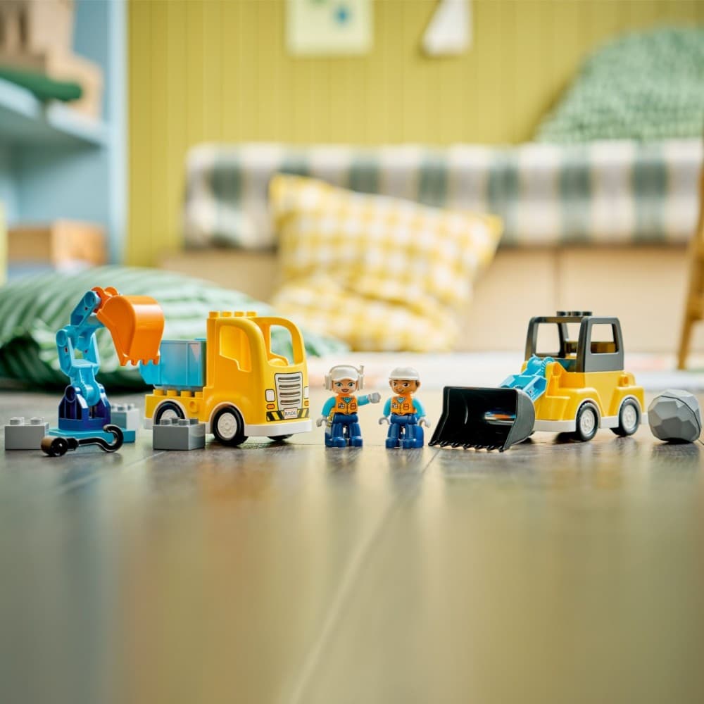 LEGO DUPLO 10475 Gradbena vozila, 3 v 1 4