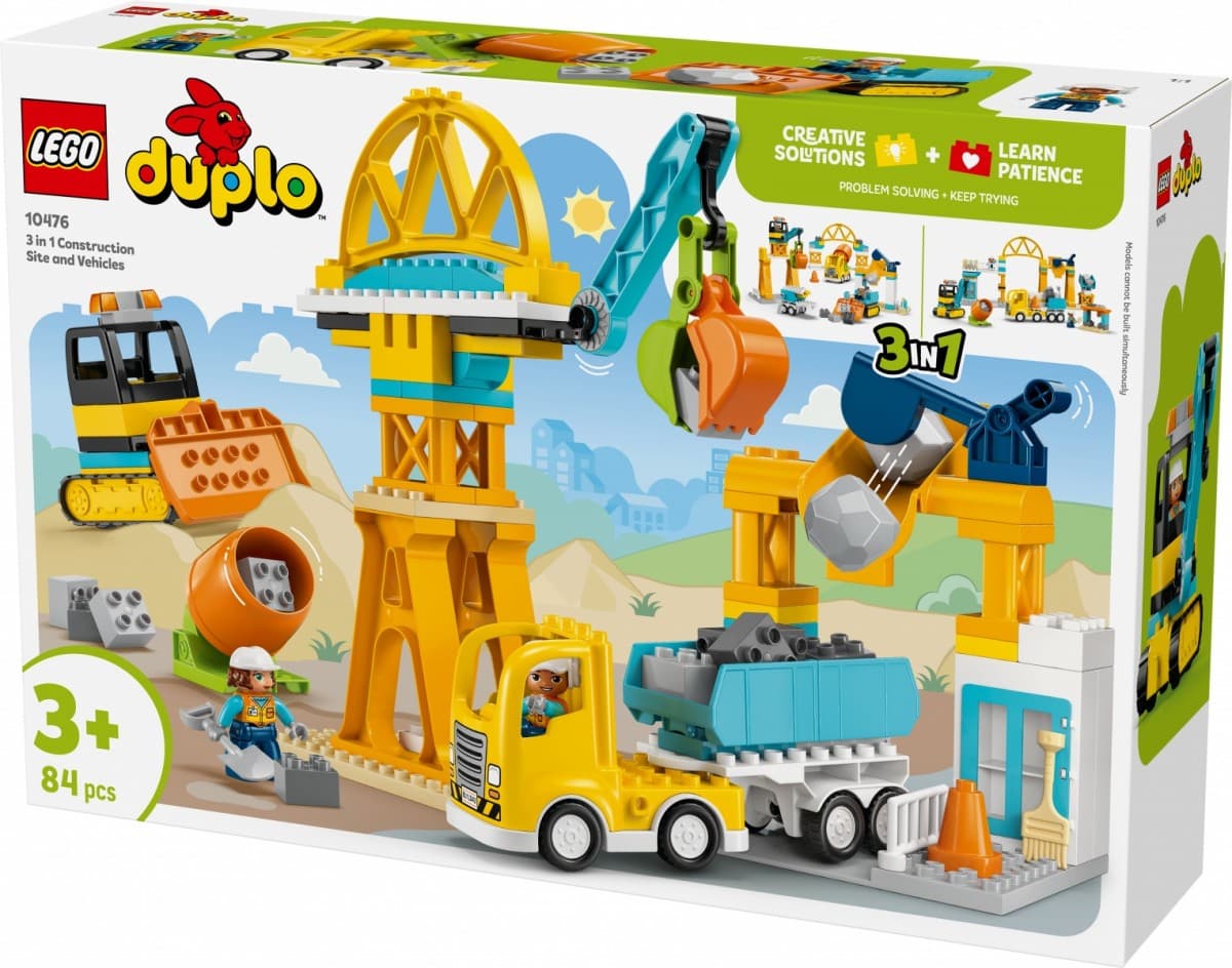 LEGO DUPLO 10476 Gradilišče s vozili 3 v 1 6