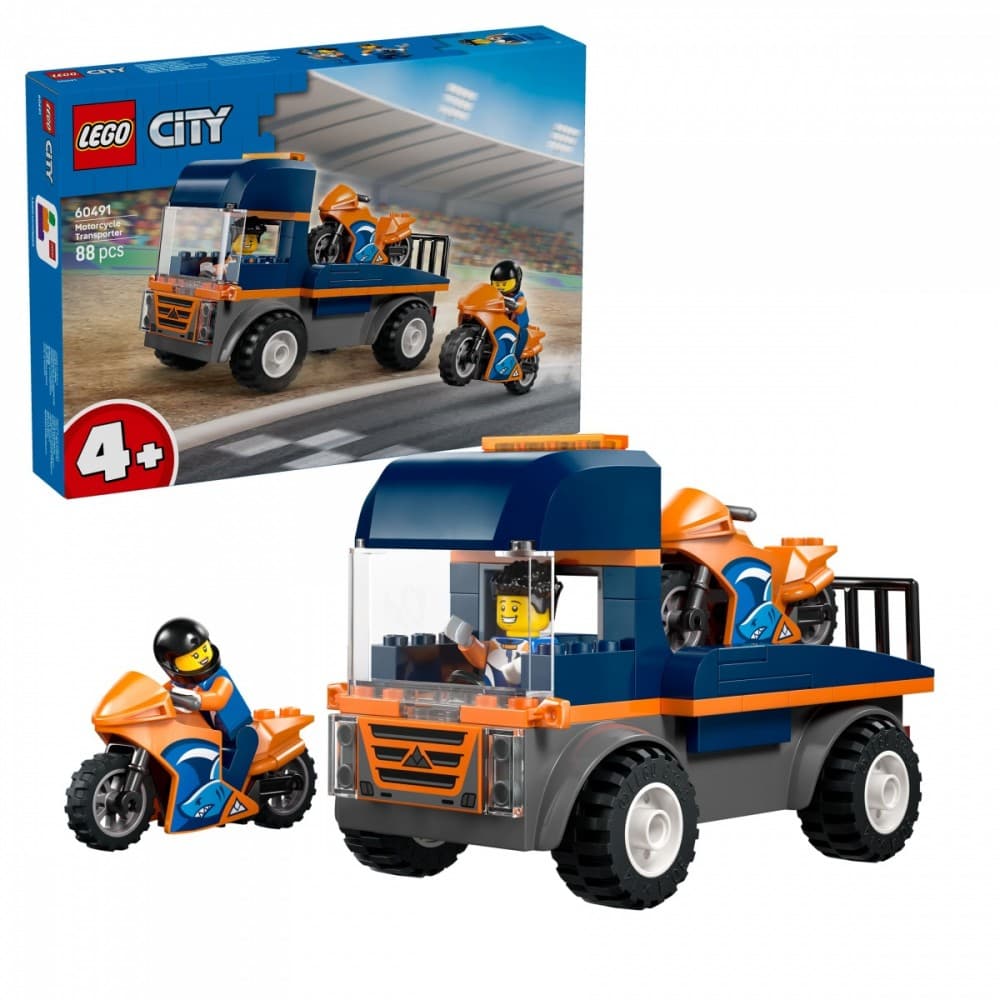 LEGO City 60491 Tovornjak za motorje 2