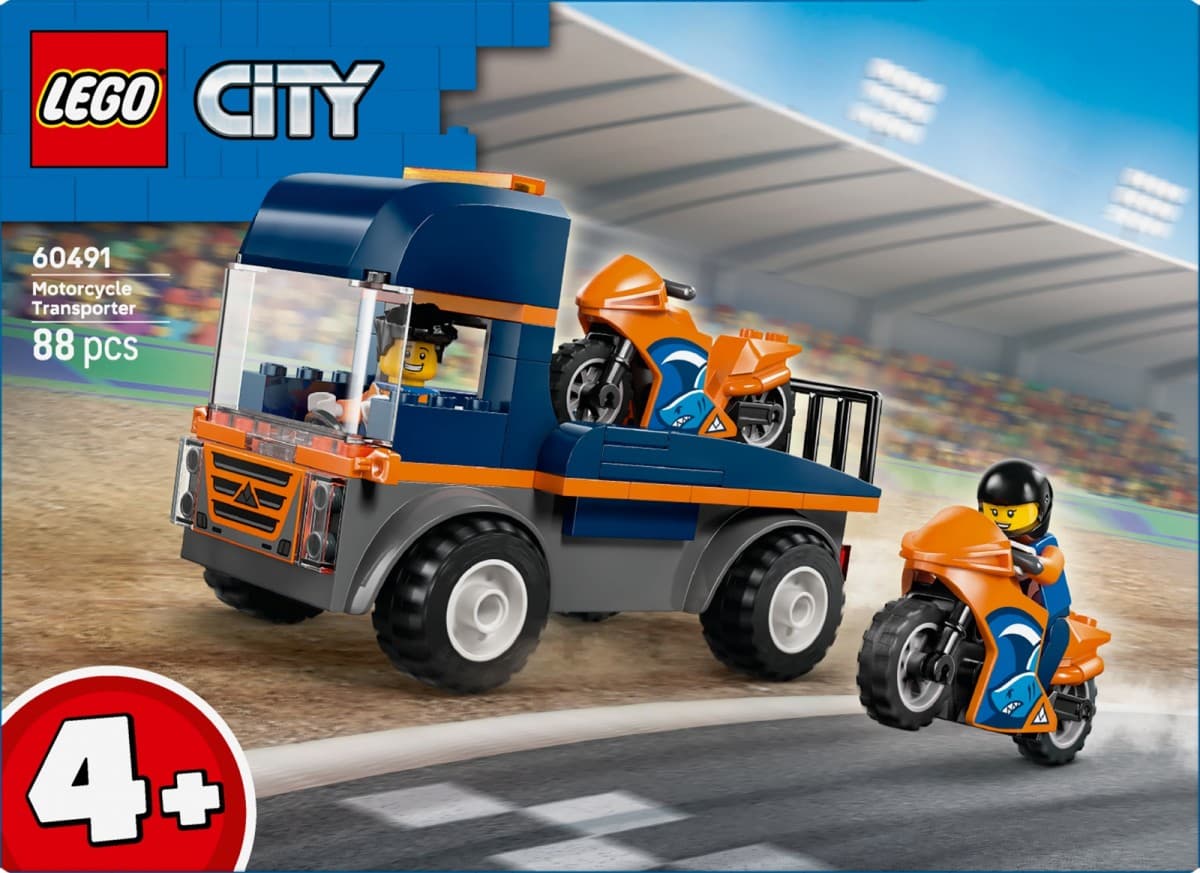 LEGO City 60491 Tovornjak za motorje 7