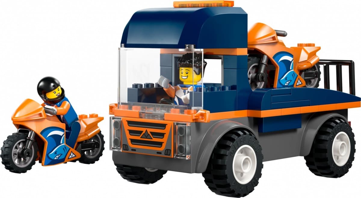 LEGO City 60491 Tovornjak za motorje 8