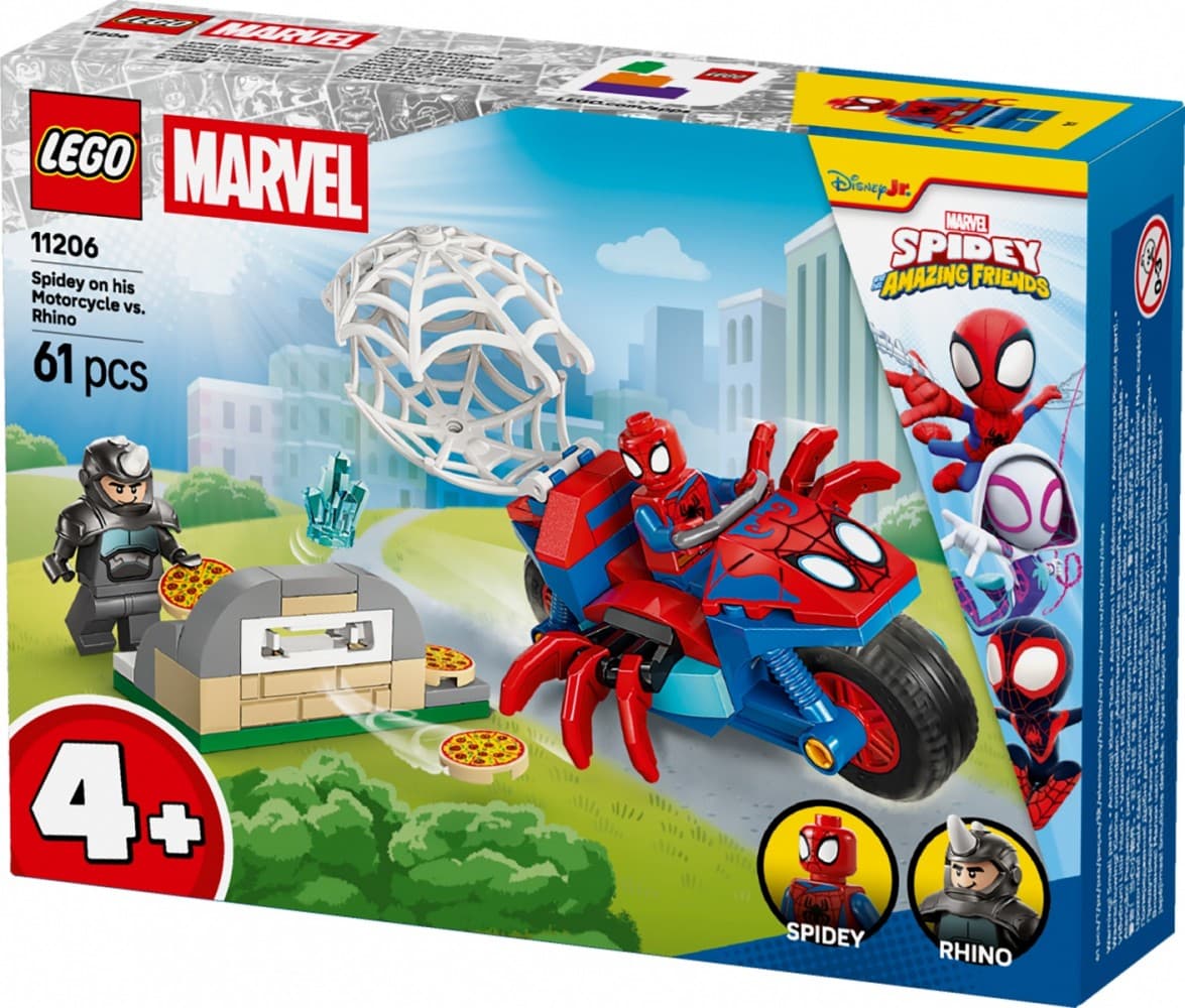 LEGO SPIDEY 11206 Spidey na motorju proti Rhino 5