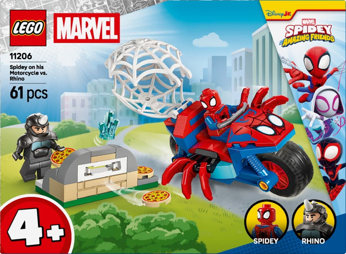 LEGO SPIDEY 11206 Spidey na motorju proti Rhino 6