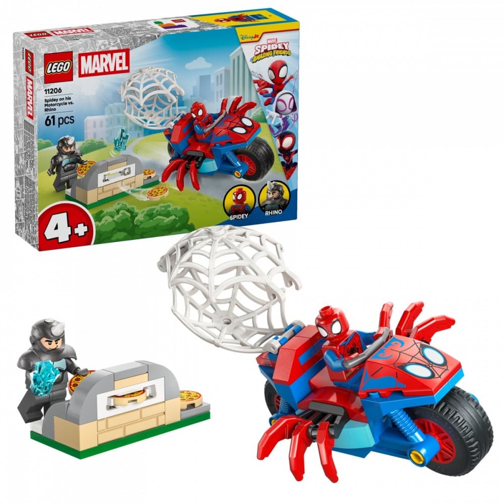 LEGO SPIDEY 11206 Spidey na motorju proti Rhino 7
