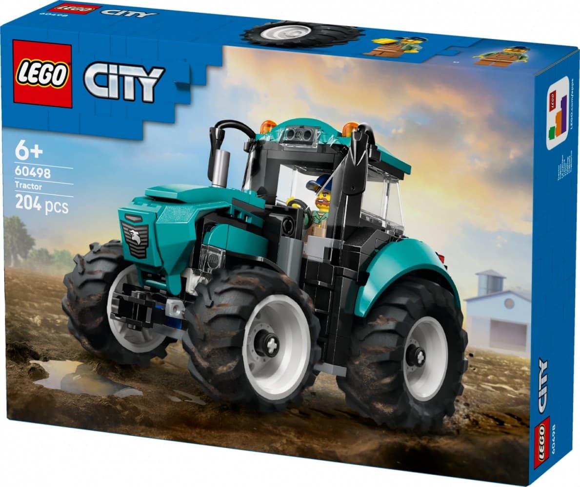 LEGO City 60498 Traktor: Kmetijski stroj za otroke 6