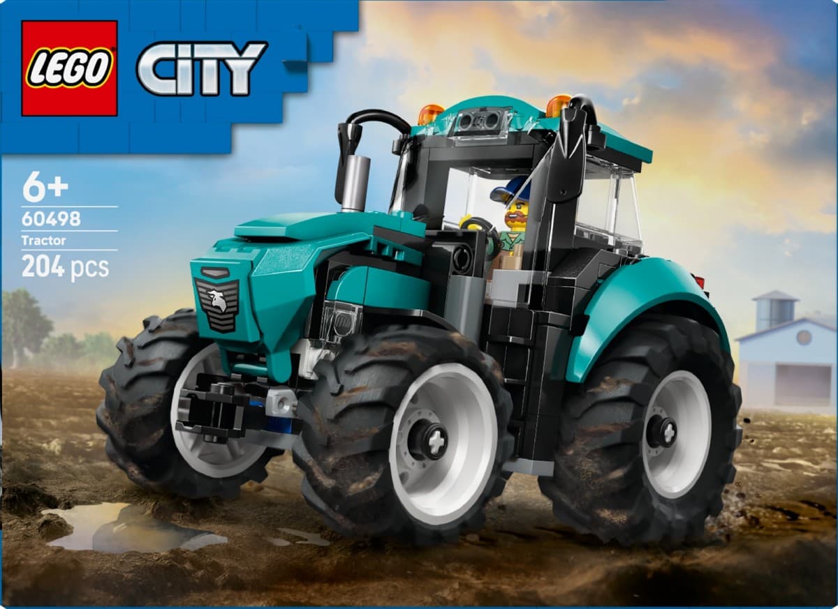 LEGO City 60498 Traktor: Kmetijski stroj za otroke 7