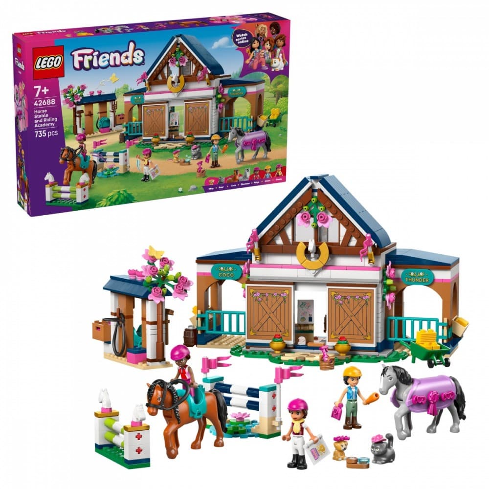 LEGO Friends 42688: Štala in jahalna šola 2