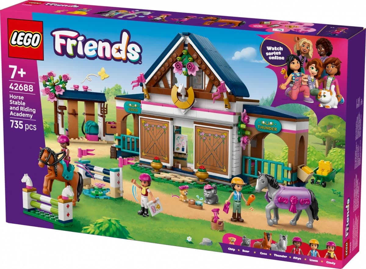 LEGO Friends 42688: Štala in jahalna šola 6