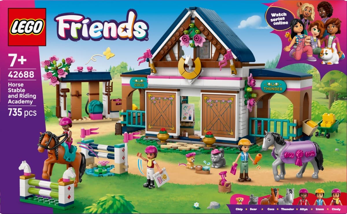 LEGO Friends 42688: Štala in jahalna šola 7