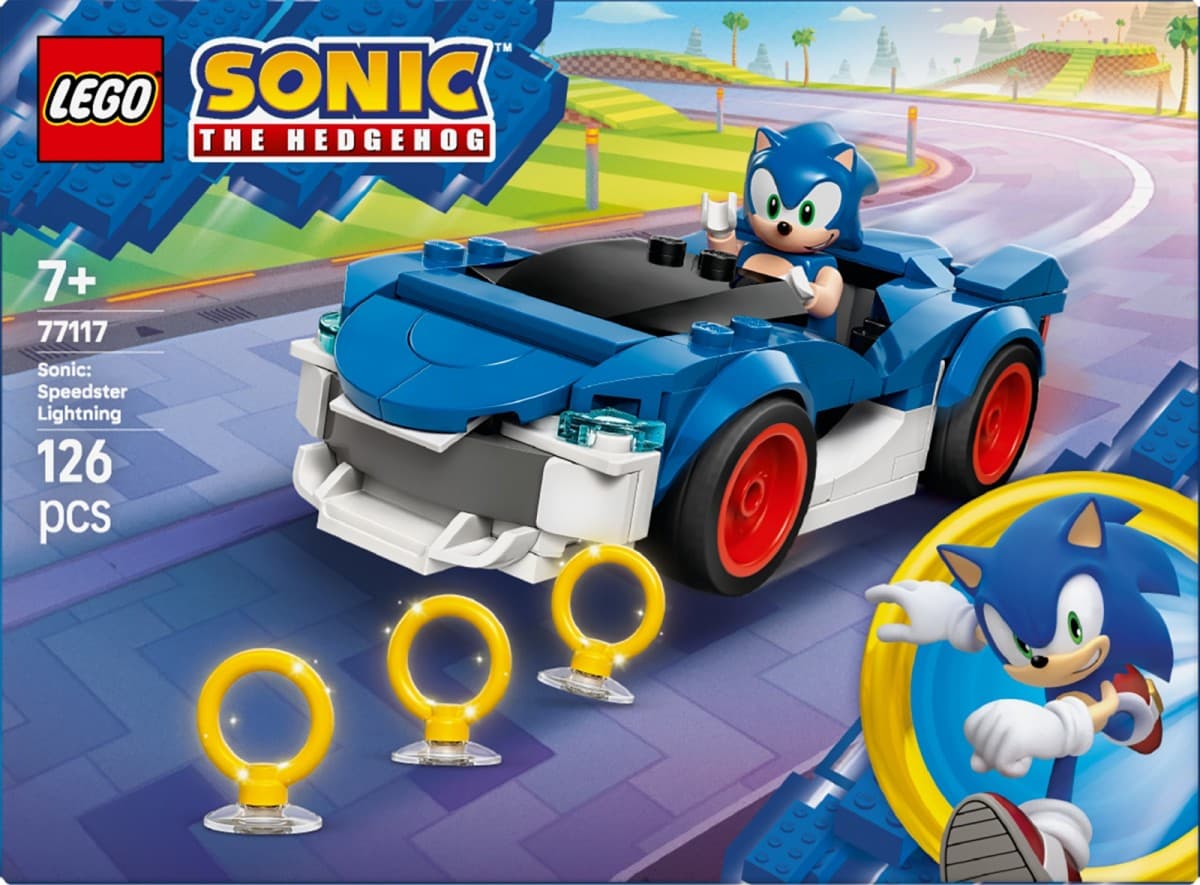 LEGO Sonic 77117: Sonicov dirkalnik Speedster Lightning 3