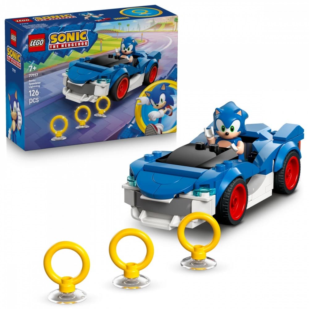 LEGO Sonic 77117: Sonicov dirkalnik Speedster Lightning 4