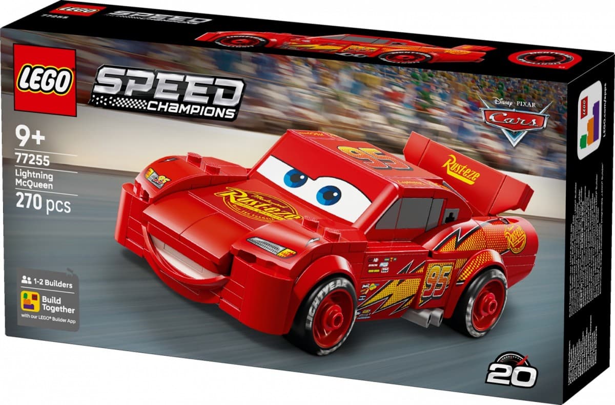 LEGO Speed Champions 77255 Lightning McQueen: Replika ikoničnega avtomobila 2