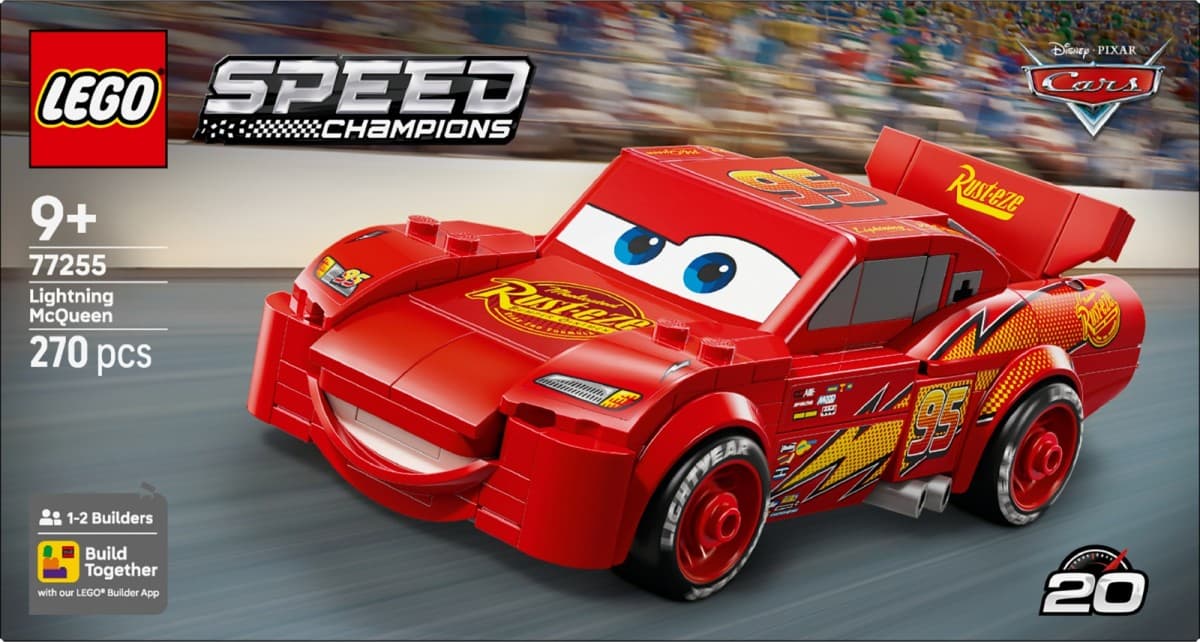 LEGO Speed Champions 77255 Lightning McQueen: Replika ikoničnega avtomobila 3