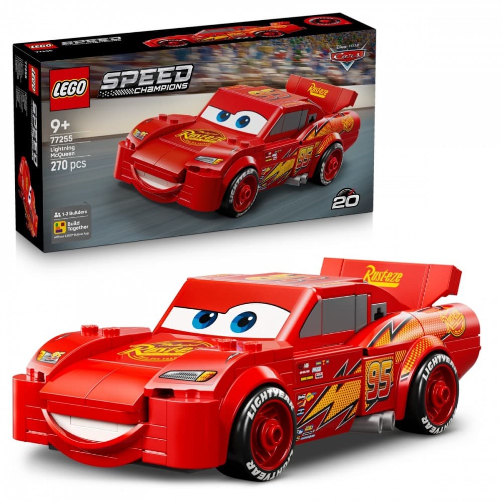 LEGO Speed Champions 77255 Lightning McQueen: Replika ikoničnega avtomobila 5