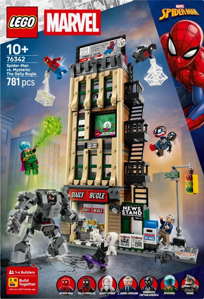 LEGO Super Heroes Spider-Man proti Mysteriu: Daily Bugle 76342 3