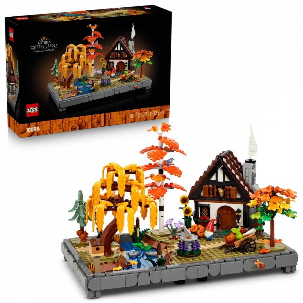 LEGO Icons Jesienny vrt s kočo 11372 4