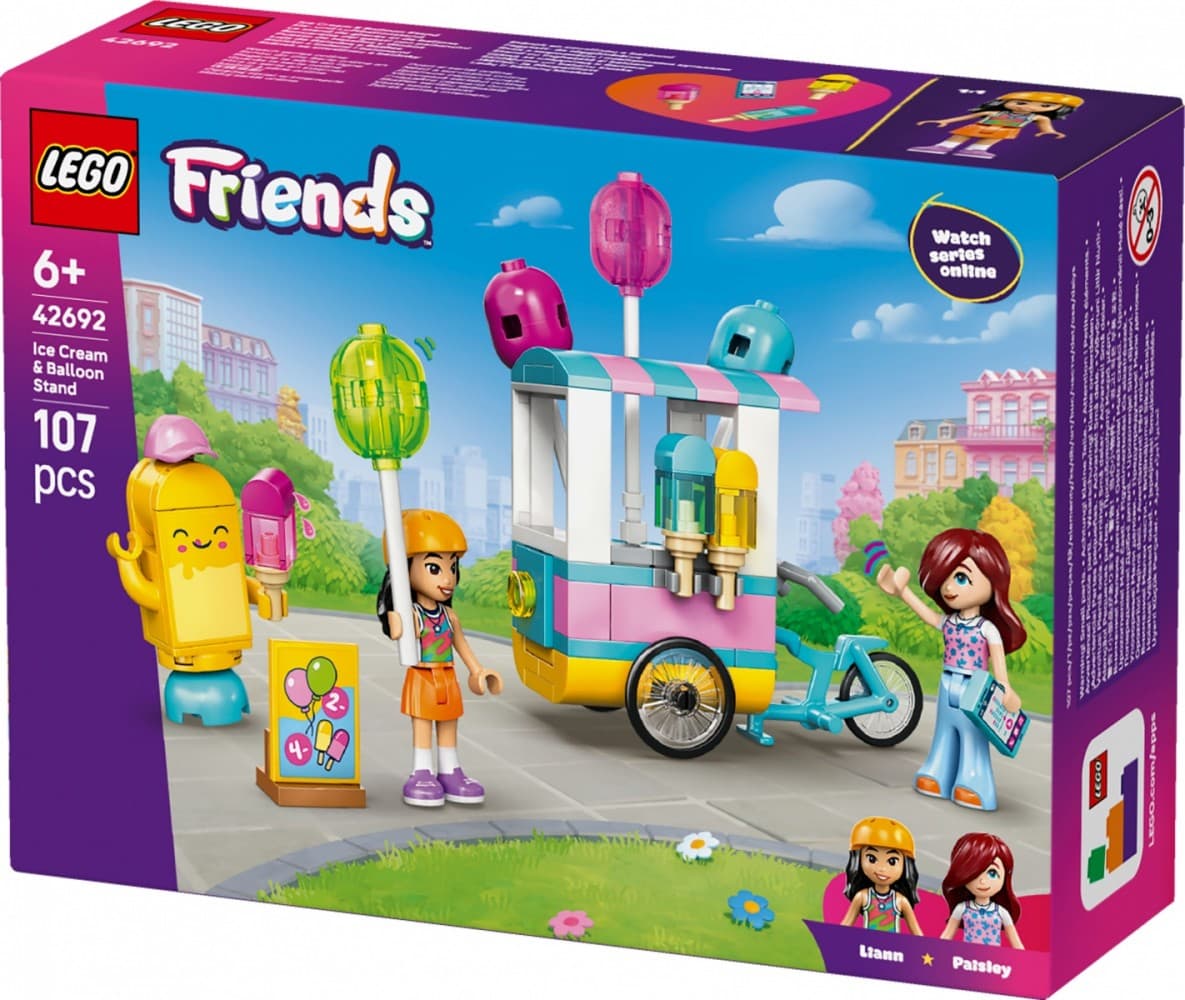 LEGO Friends 42692 - Stojalo s sladoledom in baloni 5