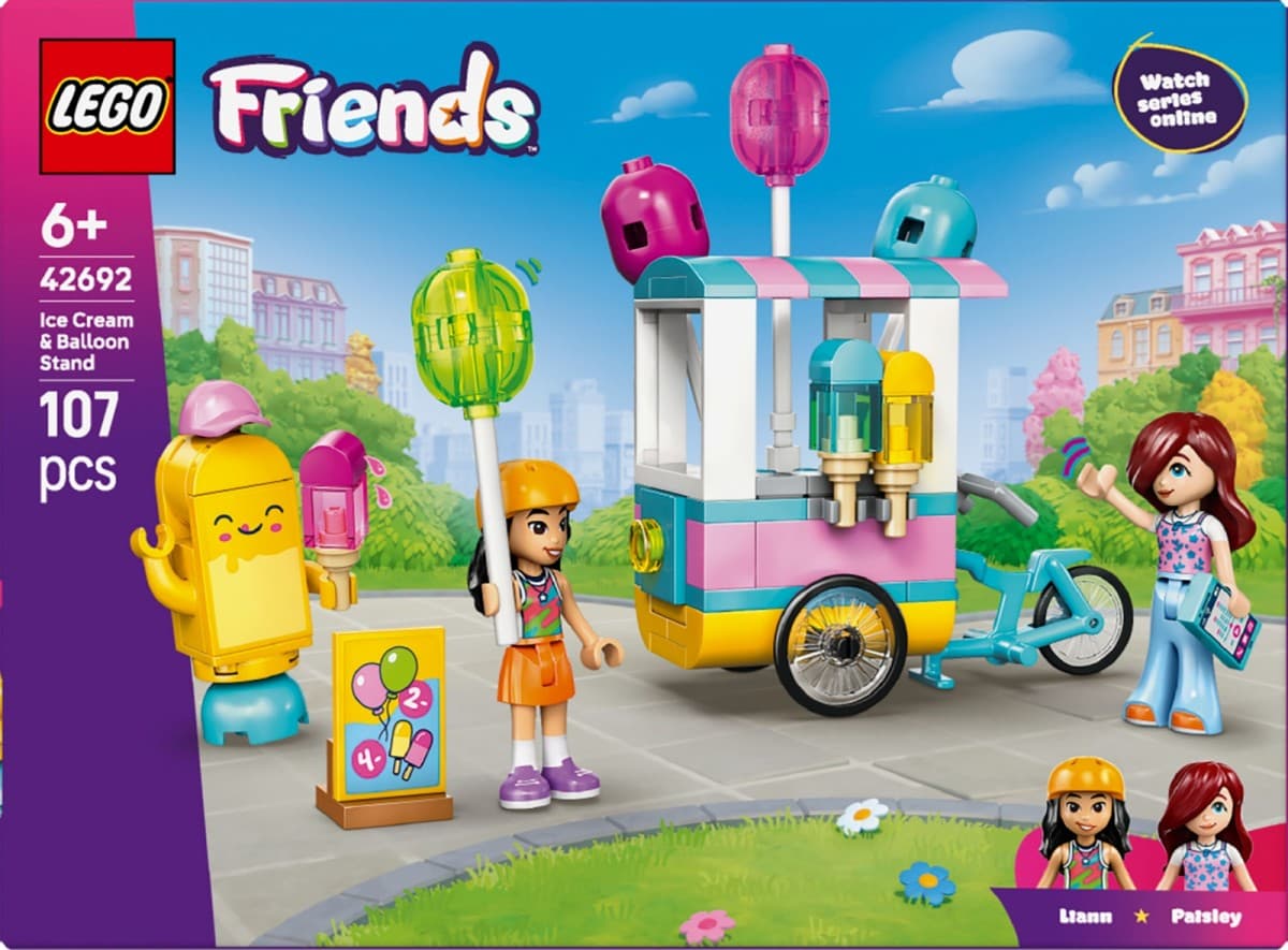 LEGO Friends 42692 - Stojalo s sladoledom in baloni 6
