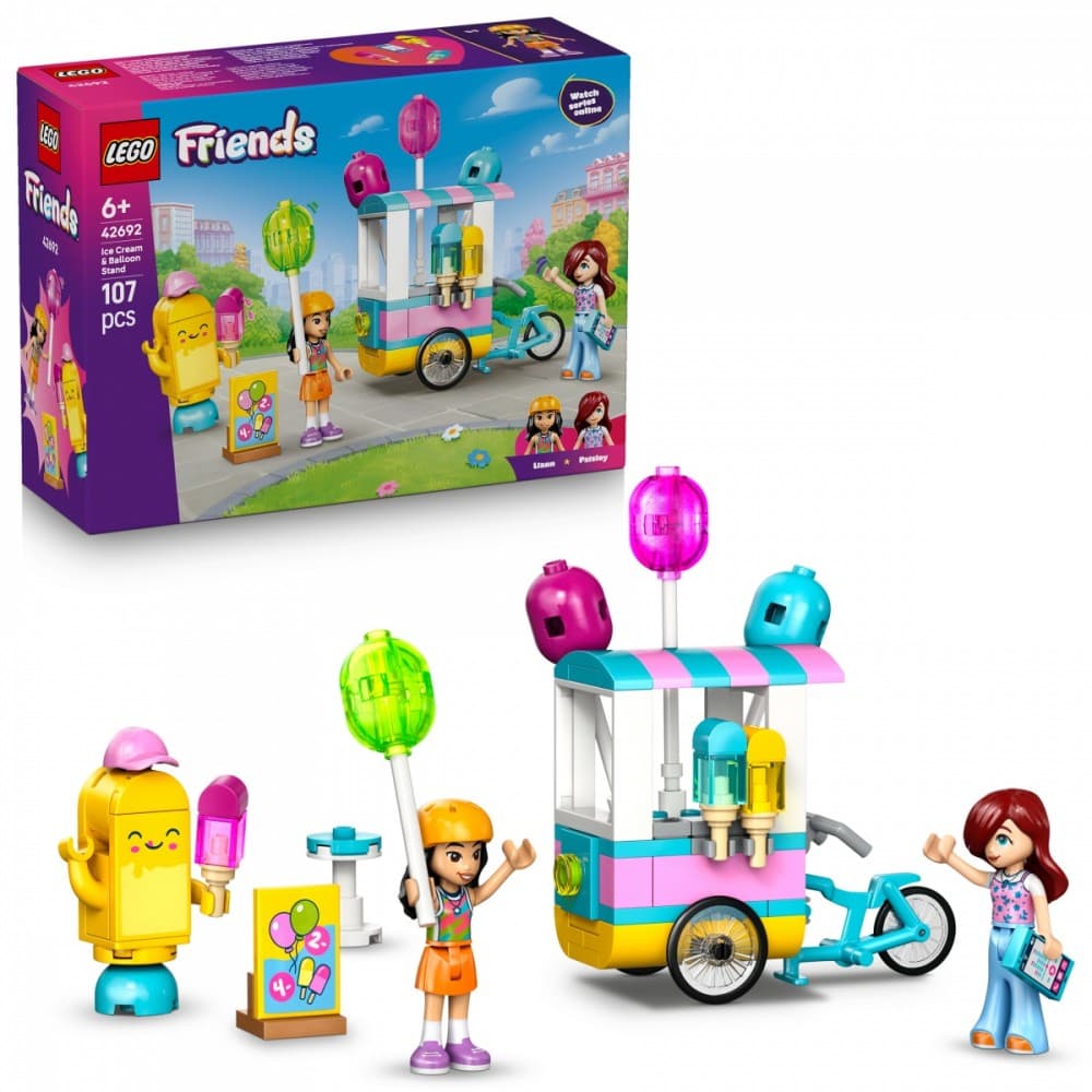 LEGO Friends 42692 - Stojalo s sladoledom in baloni 7