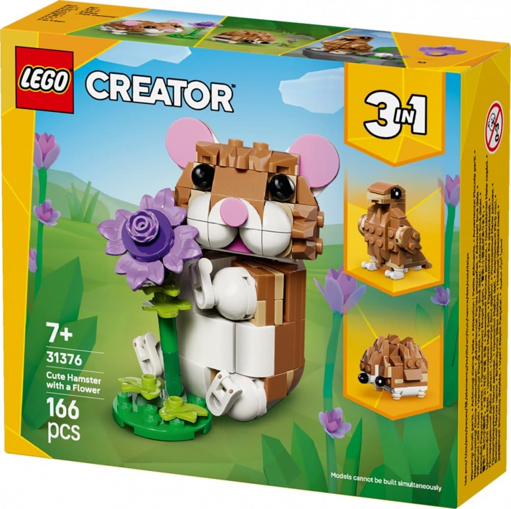 LEGO Creator 3v1 Uroczy chomik s roślinką 31376 2